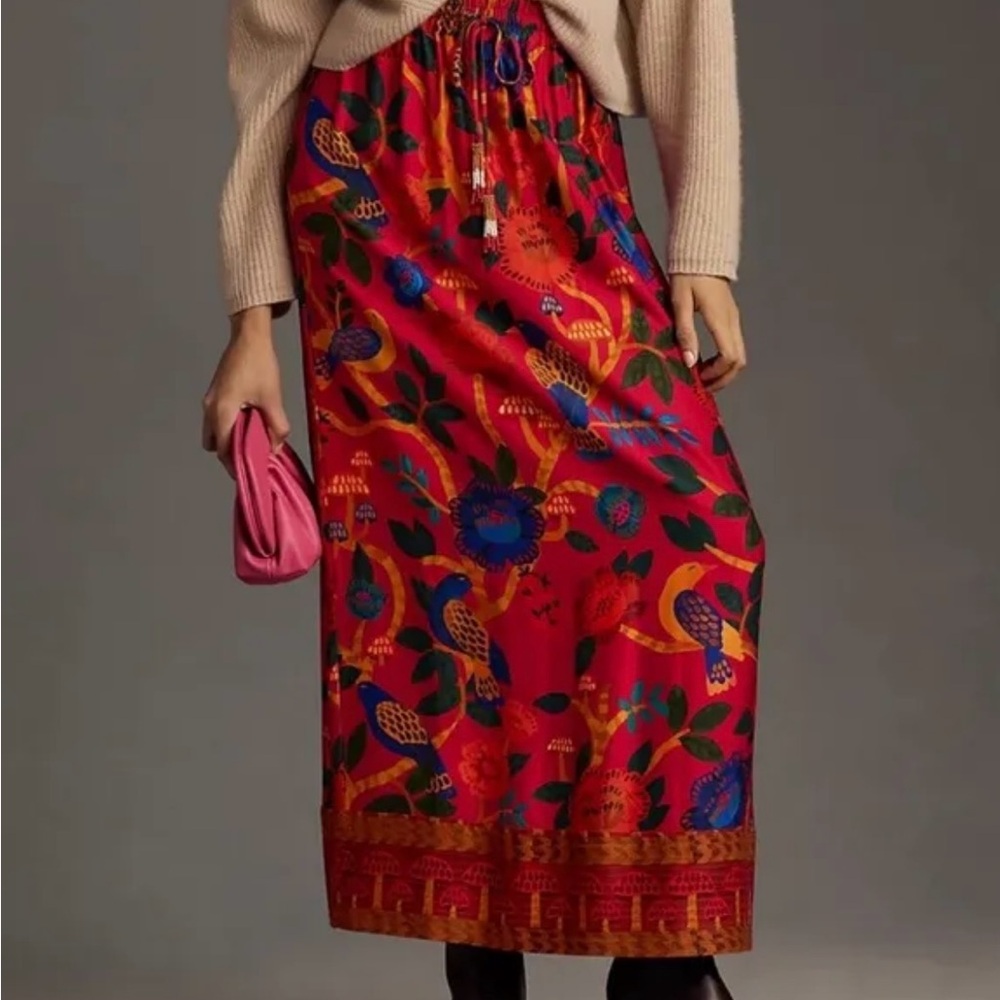 FARM Rio Vibrant Floral Maxi Skirt